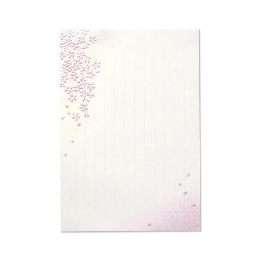 G.C.PRESS　便箋　紙司撰　花霞　タテ罫　256-28 |  | 01