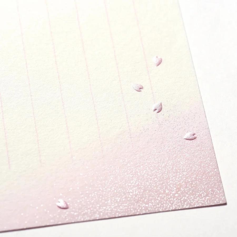G.C.PRESS　便箋　紙司撰　花霞　タテ罫　256-28 |  | 03