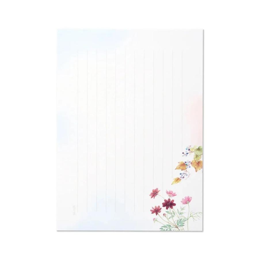 G.C.PRESS　便箋　紙司撰　秋花の便箋　258-26 |  | 02