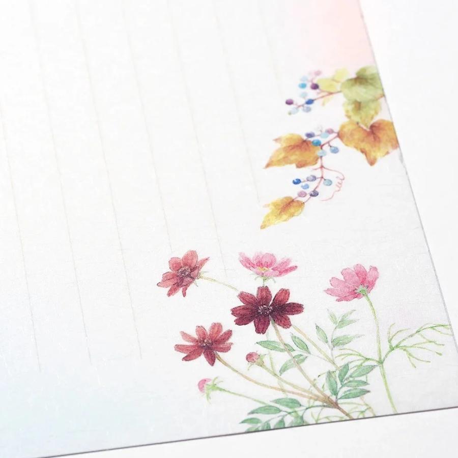 G.C.PRESS　便箋　紙司撰　秋花の便箋　258-26 |  | 05