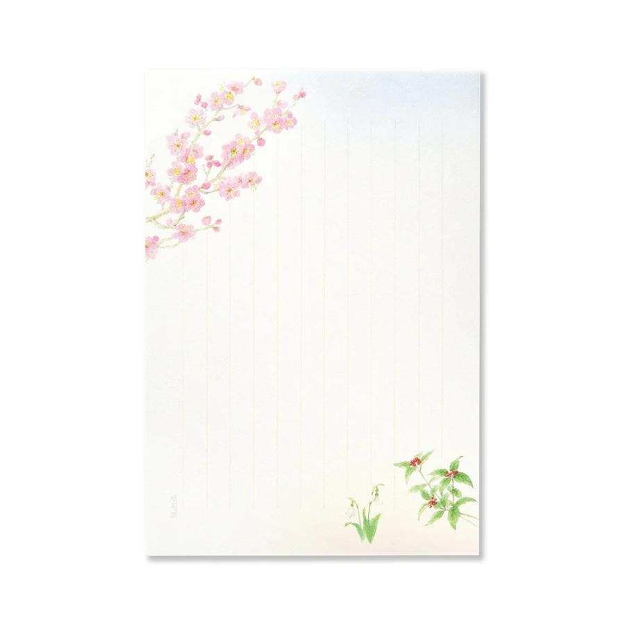 G.C.PRESS　便箋　紙司撰　庭花の便箋　259-22 |  | 01