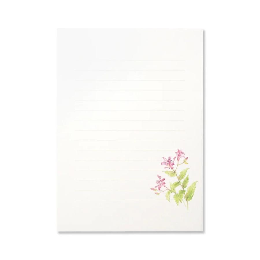 G.C.PRESS　便箋　紙司撰　四季の散歩道・藍　ヨコ罫　261-46 |  | 02