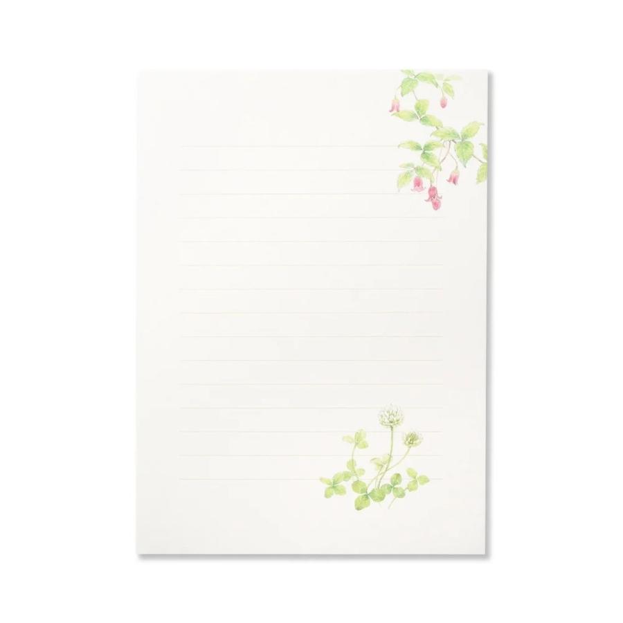 G.C.PRESS　便箋　紙司撰　四季の散歩道・藍　ヨコ罫　261-46 |  | 03