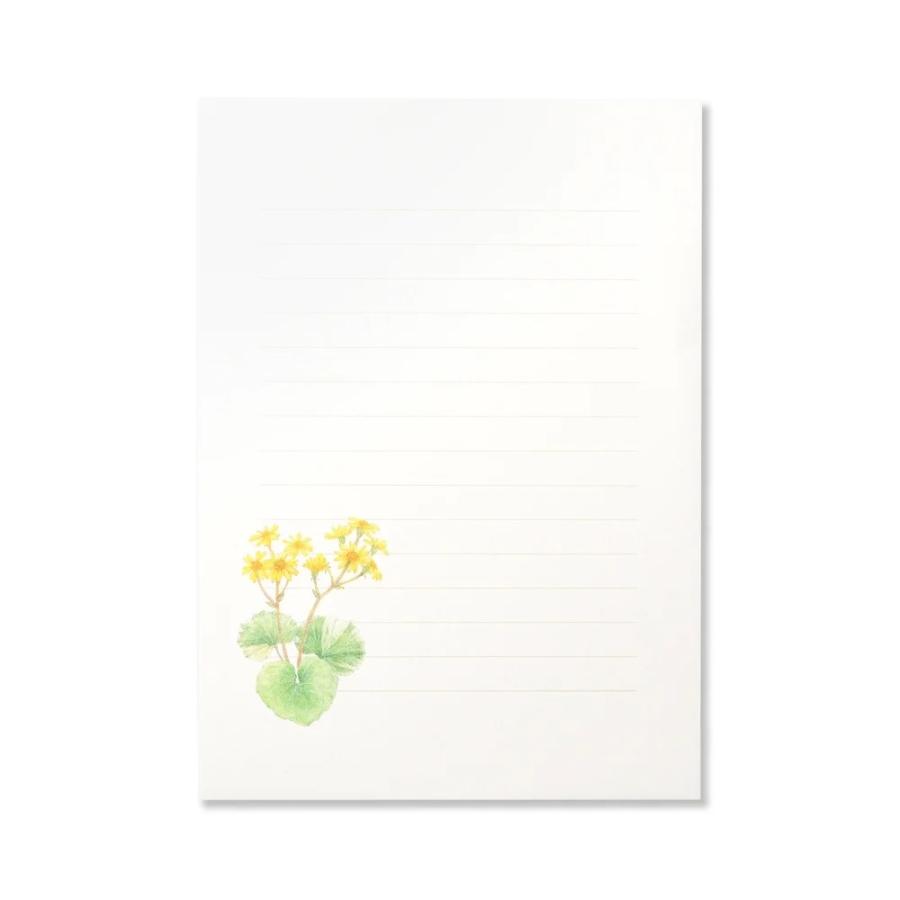 G.C.PRESS　便箋　紙司撰　四季の散歩道・藍　ヨコ罫　261-46 |  | 04