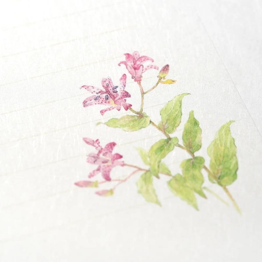 G.C.PRESS　便箋　紙司撰　四季の散歩道・藍　ヨコ罫　261-46 |  | 07