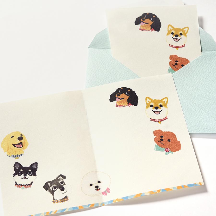 G.C.PRESS　ミニレターパッド　ＩＮＵ　304-06｜文房具 レターセット 手紙 犬 いぬ |  | 04