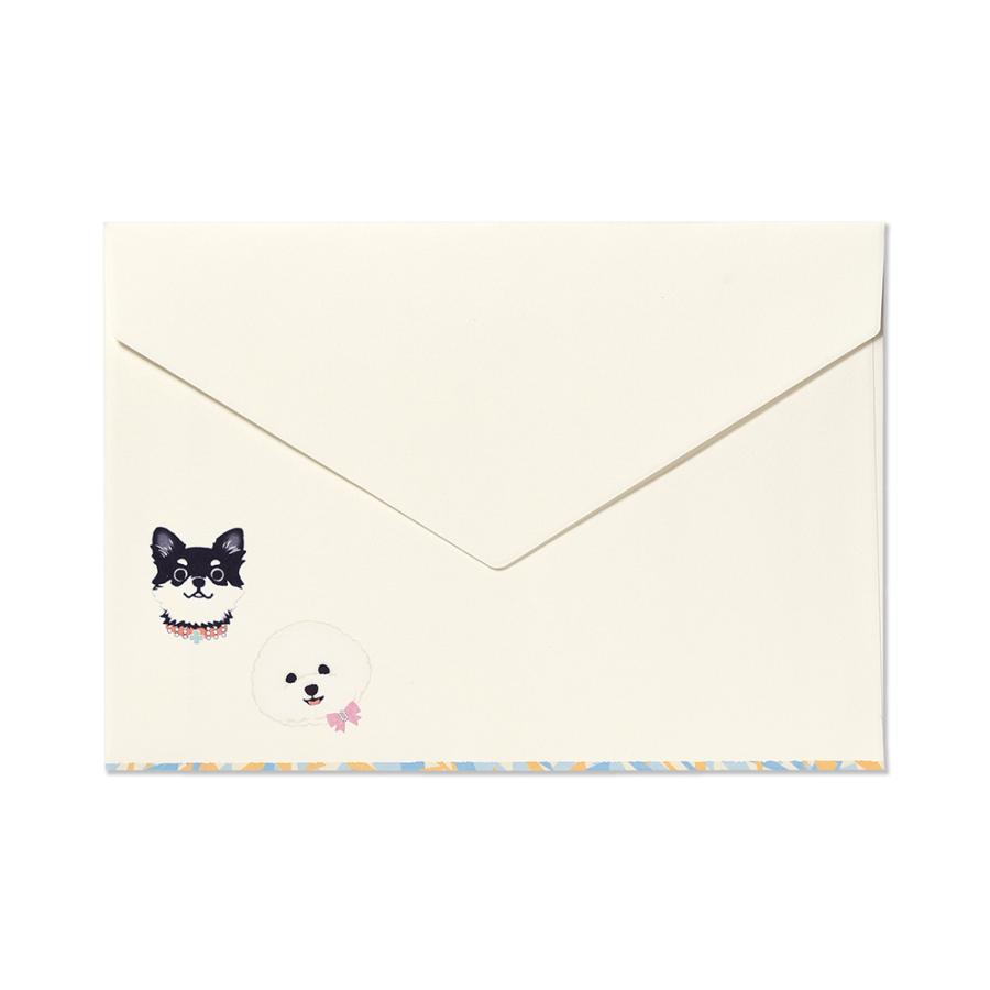 G.C.PRESS　ミニレターパッド封筒　ＩＮＵ　304-07｜文房具 レターセット 手紙 犬 いぬ |  | 01
