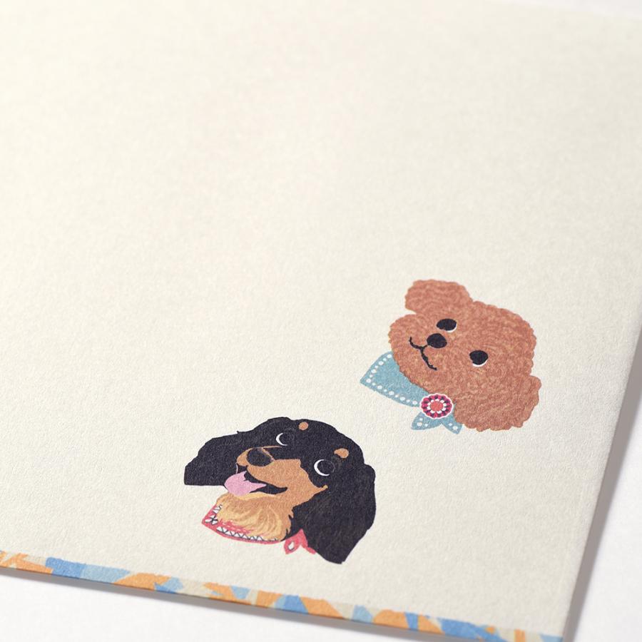 G.C.PRESS　ミニレターパッド封筒　ＩＮＵ　304-07｜文房具 レターセット 手紙 犬 いぬ |  | 02