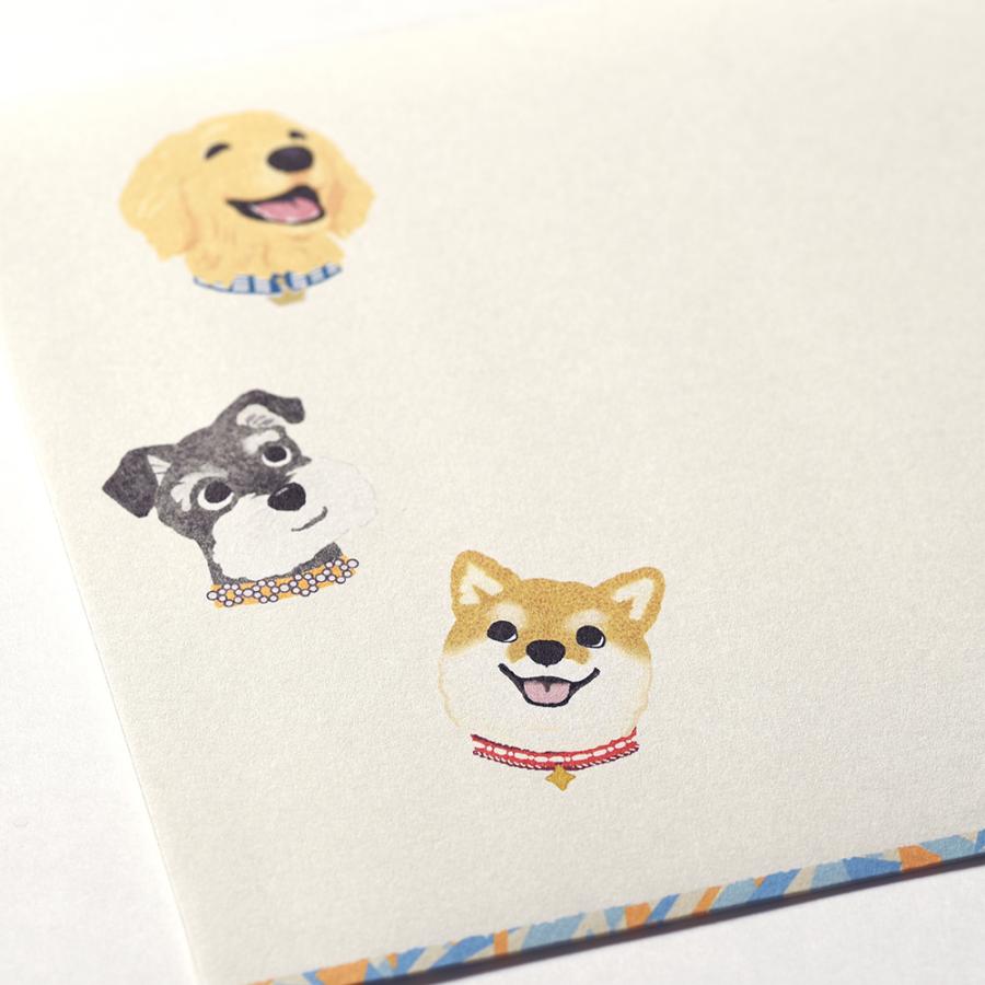 G.C.PRESS　ミニレターパッド封筒　ＩＮＵ　304-07｜文房具 レターセット 手紙 犬 いぬ |  | 03