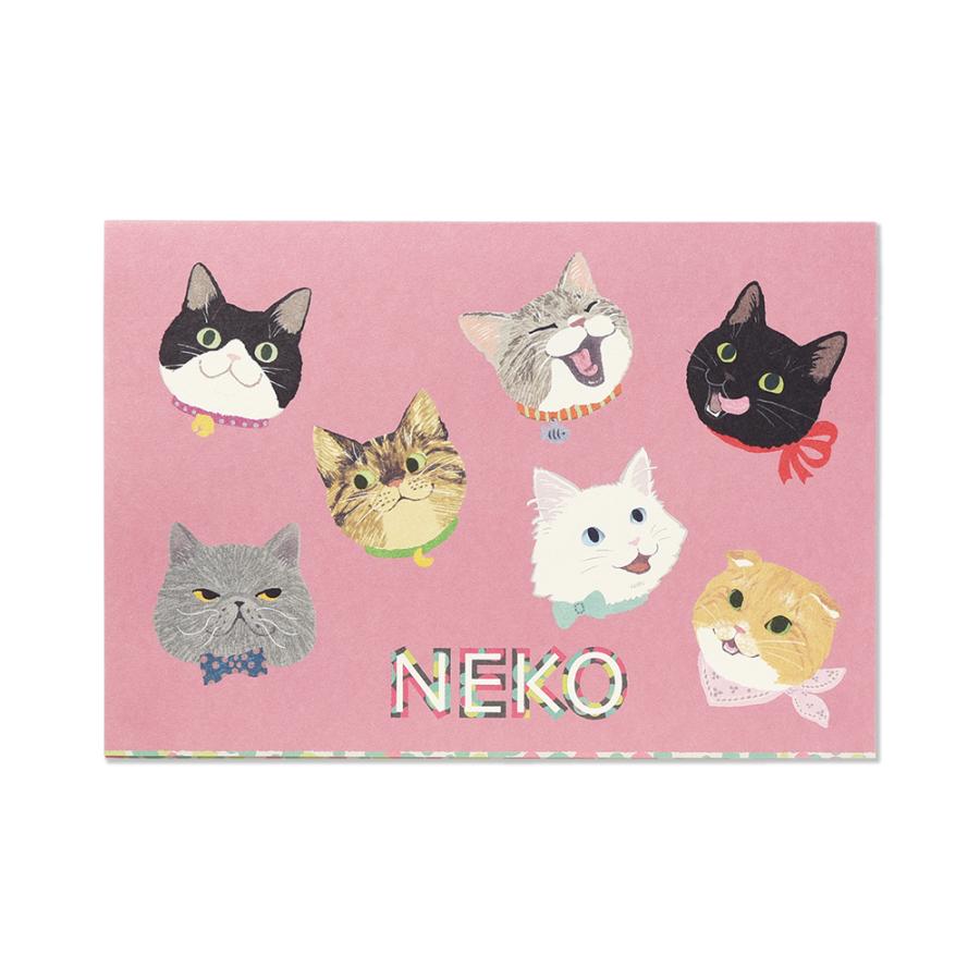 G.C.PRESS　ミニレターパッド　ＮＥＫＯ　304-08｜文房具 レターセット 手紙 猫 ねこ | 