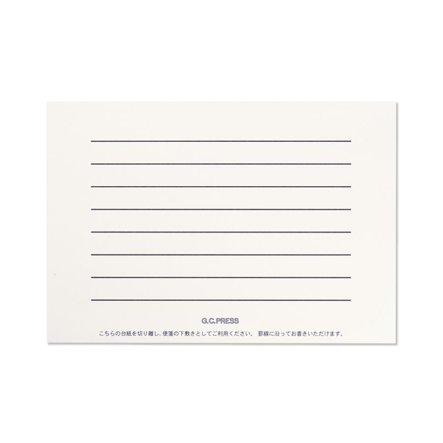 G.C.PRESS　ミニレターパッド　アンリュバンドゥー　ブルー　304-14｜文房具 レターセット 手紙 リボン 結婚式 ブライダル |  | 02
