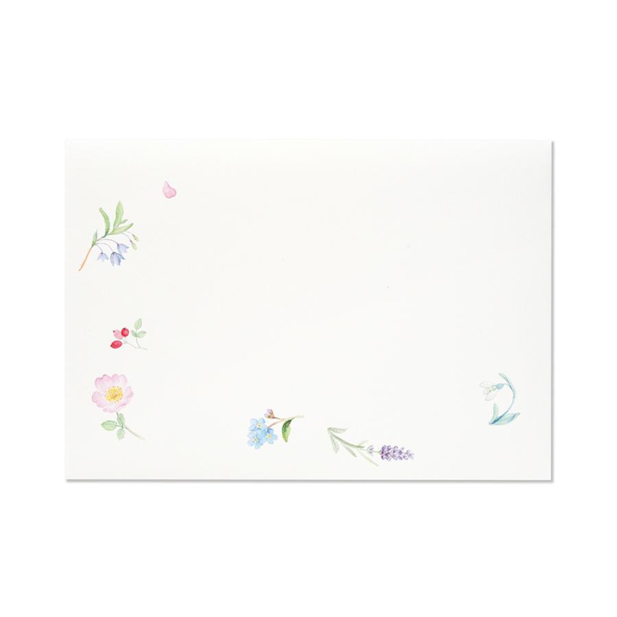 G.C.PRESS　封筒　ブルーメン　308-51｜文房具 レターセット 手紙 花柄 | 