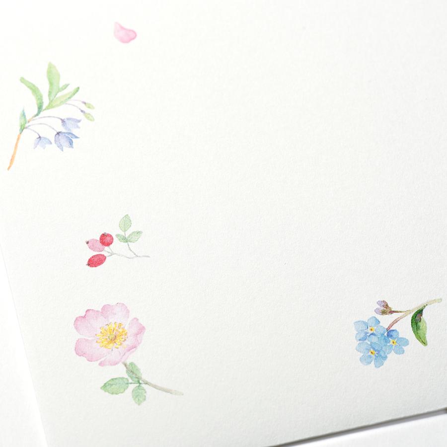 G.C.PRESS　封筒　ブルーメン　308-51｜文房具 レターセット 手紙 花柄 |  | 03