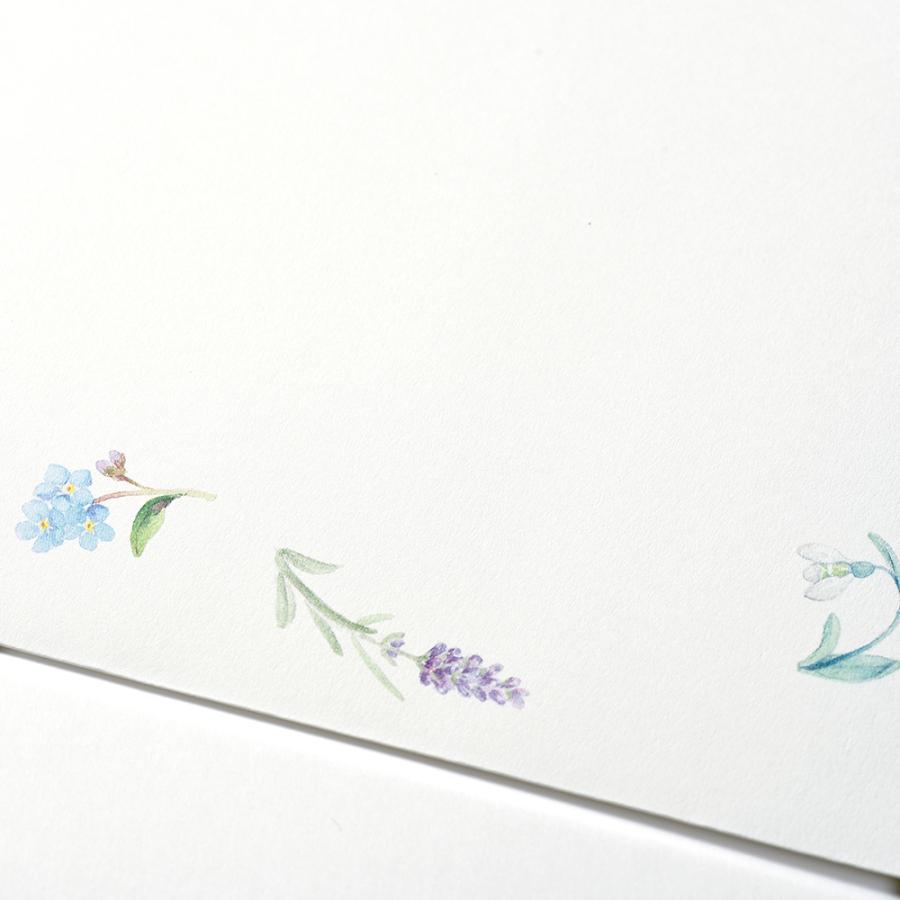 G.C.PRESS　封筒　ブルーメン　308-51｜文房具 レターセット 手紙 花柄 |  | 04