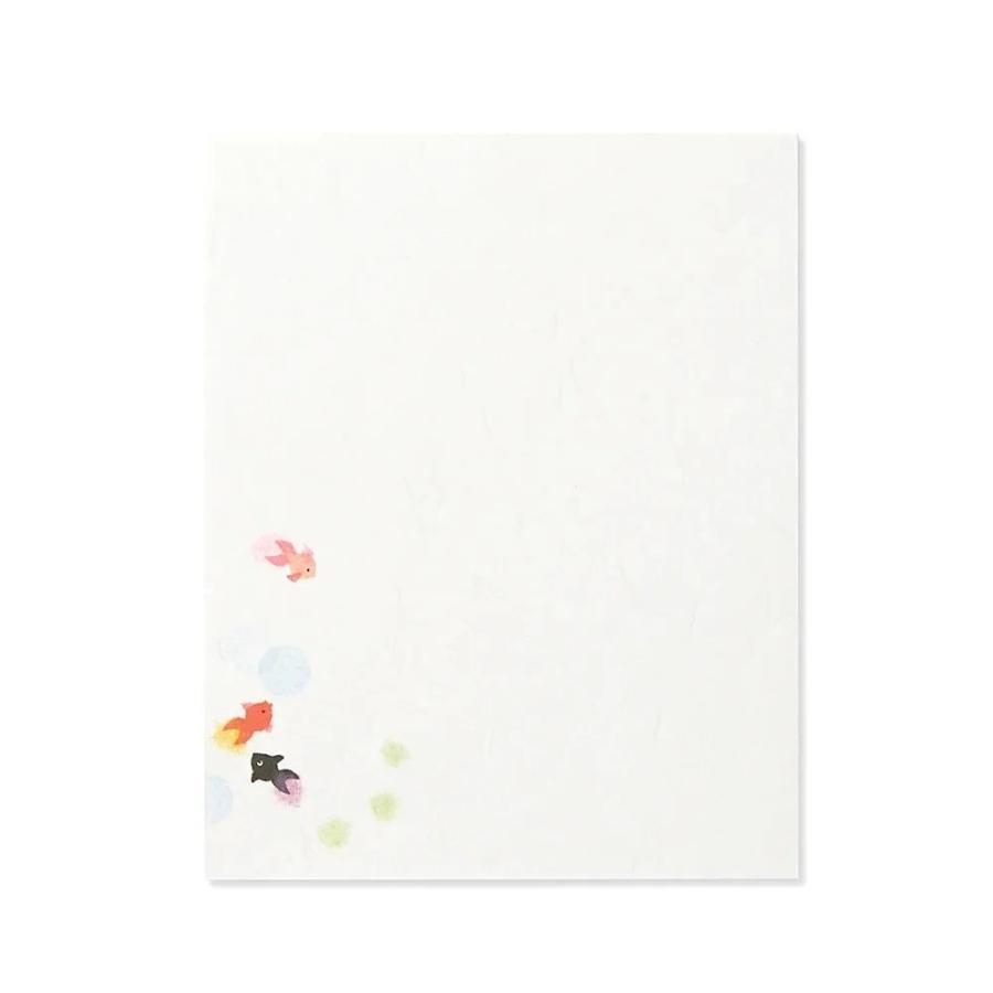 G.C.PRESS　便箋　ちぎり絵金魚　405-40 |  | 02