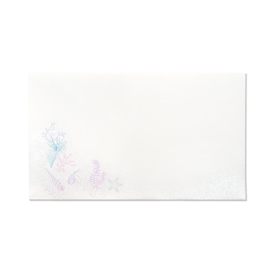 G.C.PRESS　封筒　淡色貝　405-53｜文房具 貝殻 海 夏 パール キラキラ | 