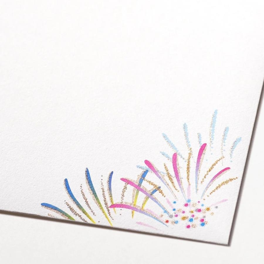 G.C.PRESS　封筒　花火　ヨコ罫　405-69｜文房具 封筒 和風 夏 お中元 添え状 ご挨拶 |  | 03