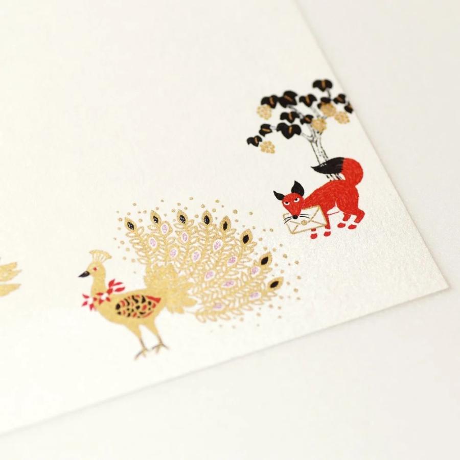 G.C.PRESS　便箋　Ｃｈｒｉｓｔｍａｓ　ｎｉｇｈｔ　409-58｜文房具  動物 クリスマスモチーフ 楽器 ピアノ 北欧 かわいい |  | 03