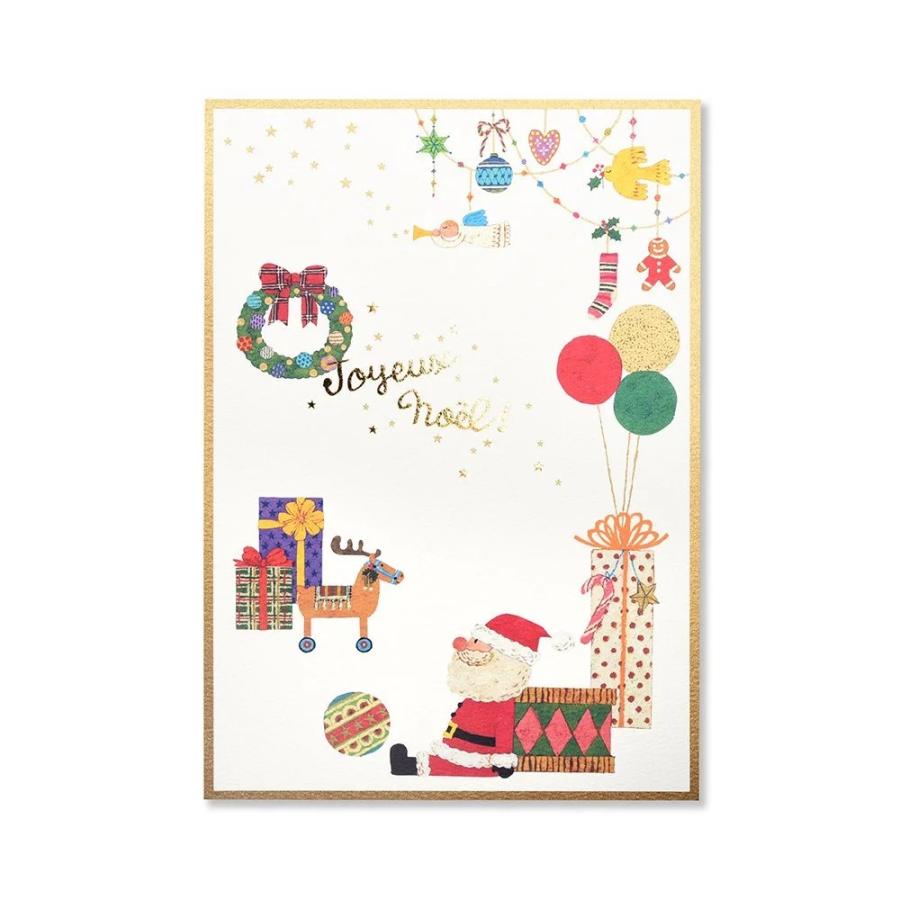 G.C.PRESS　便箋　ル　ペール　ノエル　409-62｜文房具 クリスマスモチーフ クリスマスレター 風船 オーナメント | 