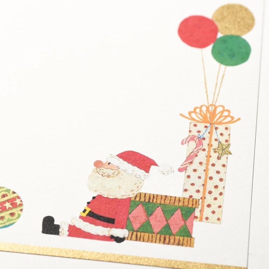 G.C.PRESS　便箋　ル　ペール　ノエル　409-62｜文房具 クリスマスモチーフ クリスマスレター 風船 オーナメント |  | 02
