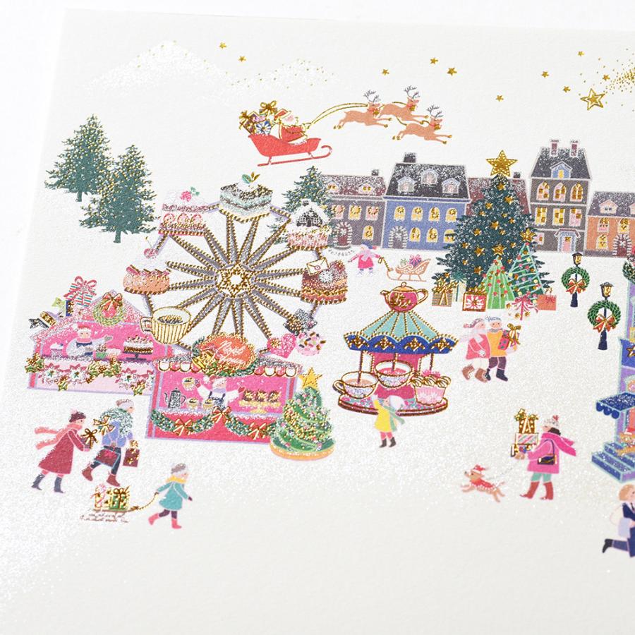 G.C.PRESS　便箋　ノエル　ドゥ　窓付き　409-70｜文房具 手紙 レターセット クリスマス サンタクロース ツリー 冬 |  | 04