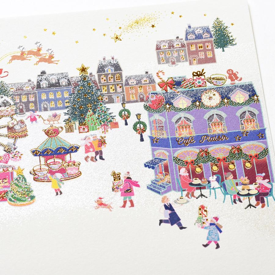 G.C.PRESS　便箋　ノエル　ドゥ　窓付き　409-70｜文房具 手紙 レターセット クリスマス サンタクロース ツリー 冬 |  | 05