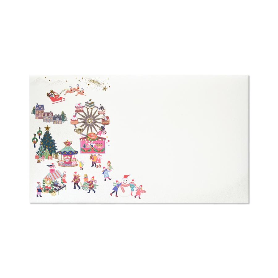 G.C.PRESS　封筒　ノエル　ドゥ　409-71｜文房具 クリスマス サンタクロース ツリー 冬 | 