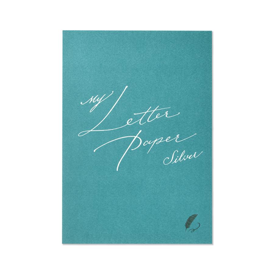 G.C.PRESS　便箋　Ｍｙ　Ｌｅｔｔｅｒ　Ｐａｐｅｒ ｓｉｌｖｅｒ　502-94｜文房具 my letter paper シンプル ビジネス | 