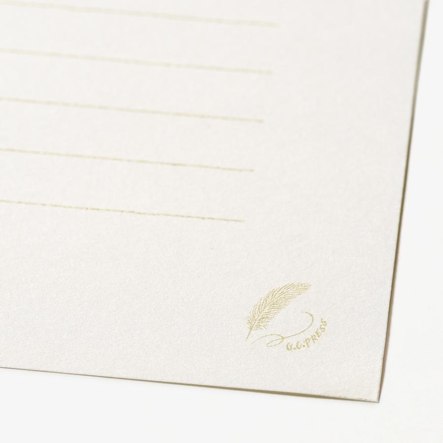 G.C.PRESS　便箋　Ｍｙ　Ｌｅｔｔｅｒ　Ｐａｐｅｒ ｓｉｌｖｅｒ　502-94｜文房具 my letter paper シンプル ビジネス |  | 02