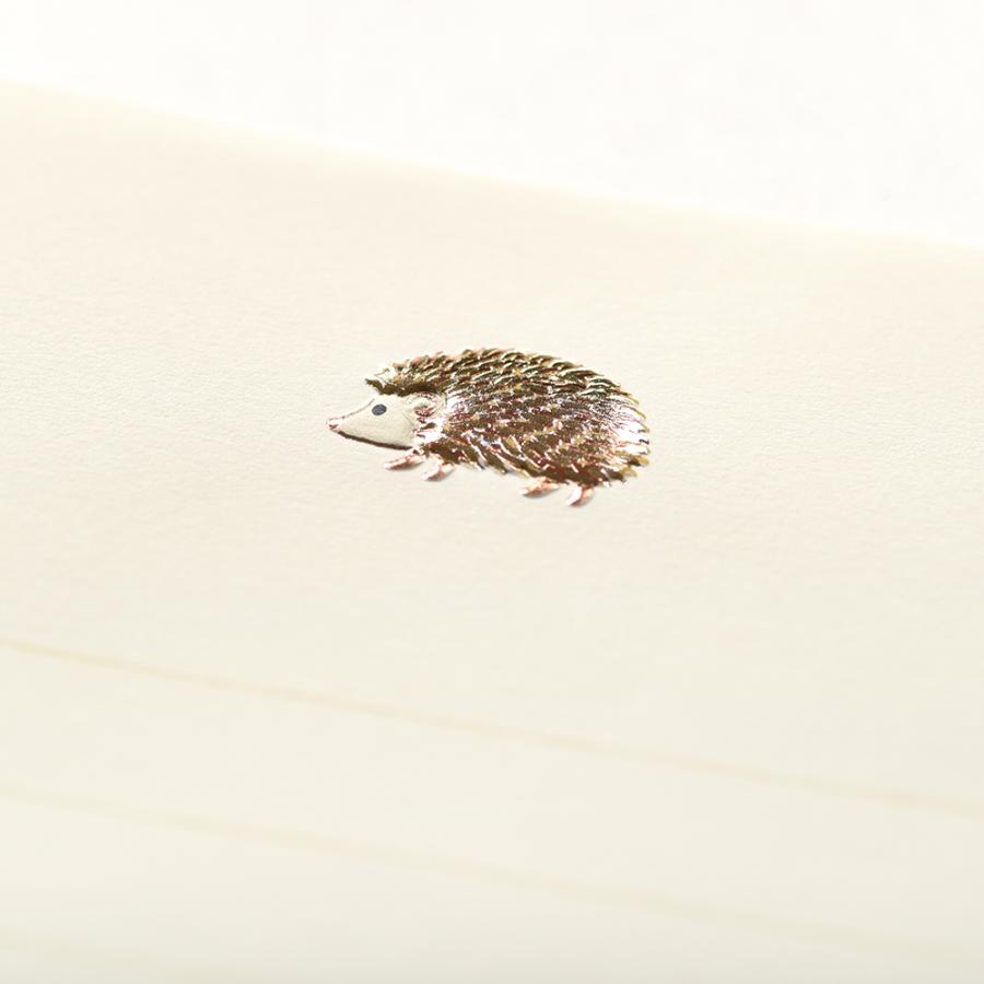 G.C.PRESS　便箋　ハリネズミ　503-40｜ 文房具 便箋 洋便箋 ラッキーモチーフ ラッキーシンボル はりねずみ 動物 お祝い |  | 02