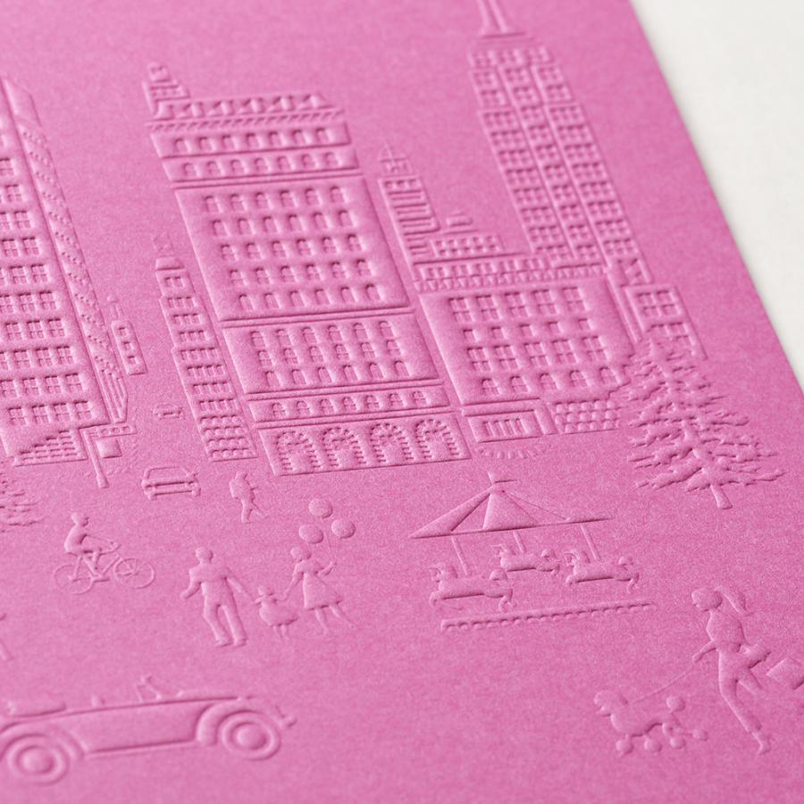 G.C.PRESS　便箋　フライングピッグ　窓付き　503-42｜文房具 手紙 ブタ 豚 動物 エンボス ラッキーモチーフ |  | 06