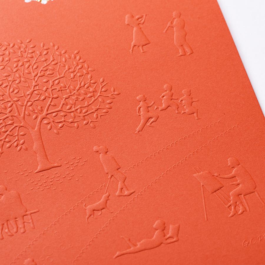 G.C.PRESS　便箋　太陽　窓付き　503-44｜文房具 手紙 キュート エンボス ラッキーモチーフ |  | 05