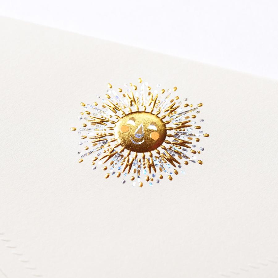 G.C.PRESS　封筒　太陽　洋２　503-45｜文房具 手紙 キュート エンボス ラッキーモチーフ |  | 02