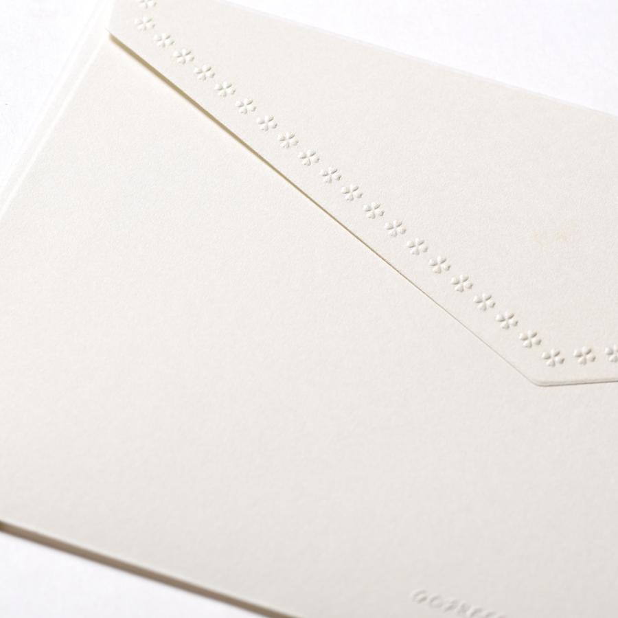 G.C.PRESS　封筒　キャット　503-47｜文房具 レターセット 手紙 猫 エンボス加工 縁起物 ラッキーモチーフ |  | 04