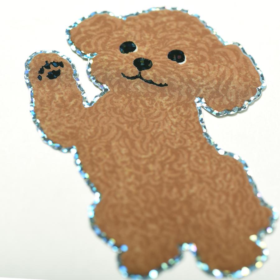 G.C.PRESS　ステッカー　トイ・プードル　ライトトーン　522-13｜文房具 かわいい シール 防水 耐水 動物 スマホ ドッグ |  | 03