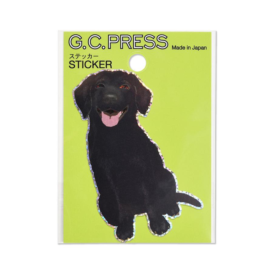 G.C.PRESS　ステッカー　ラブラドール　522-76｜ シール 犬 ドッグ 動物 スマホ スーツケース タブレット ギフト |  | 01
