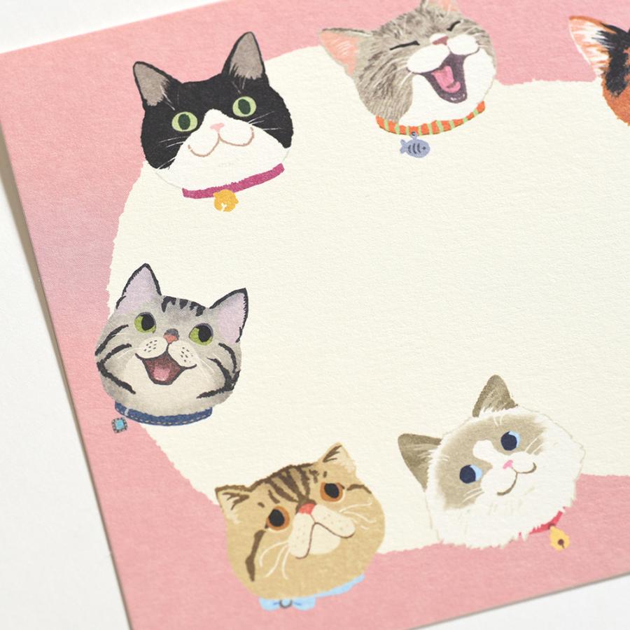 G.C.PRESS　ノートカード　ＮＥＫＯ　541-25｜文房具 カード グリーティングカード ポストカード 結婚式 招待状 お礼状 猫 |  | 02