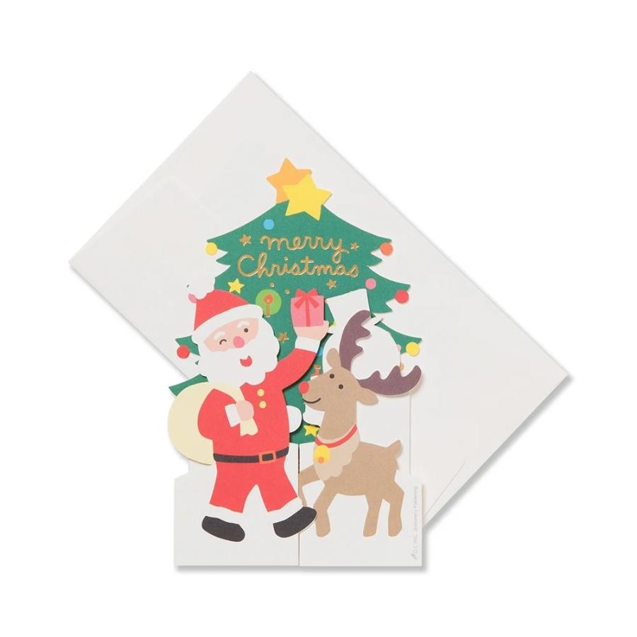 G.C.PRESS　カード 四つ折 サンタとパーティー　740-53 |  | 01