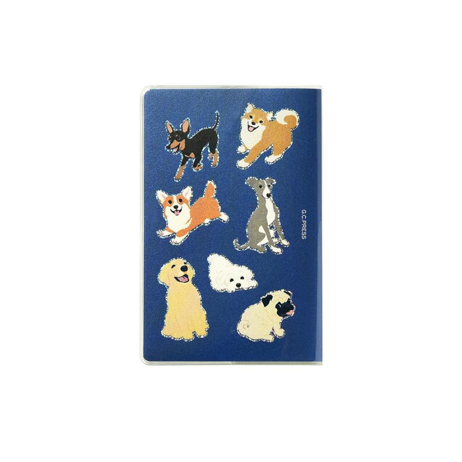 G.C.PRESS　ミニノート　マイドッグ　753-05｜文房具 ノート メモ帳 犬 プードル チワワ |  | 01