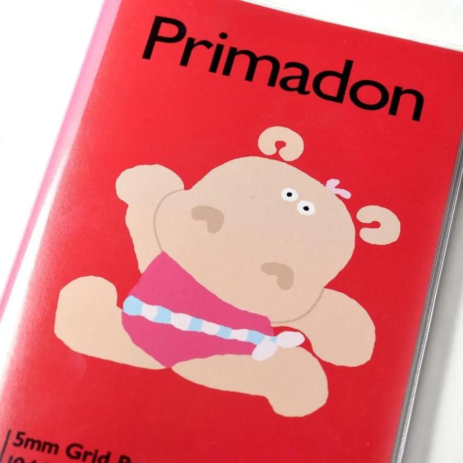 G.C.PRESS　ミニノート　プリマドン　753-08｜文房具 ノート メモ帳 カバ バレリーナ バレー キャラクター |  | 03