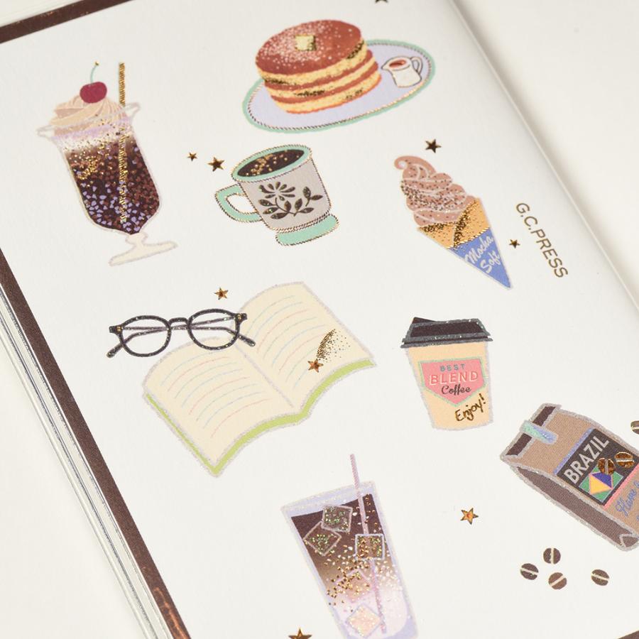 G.C.PRESS　2026ダイアリー　月間　ポケット　コーヒータイム　LIKE IT!　760-32｜手帳 スケジュール帳 月曜始まり |  | 12