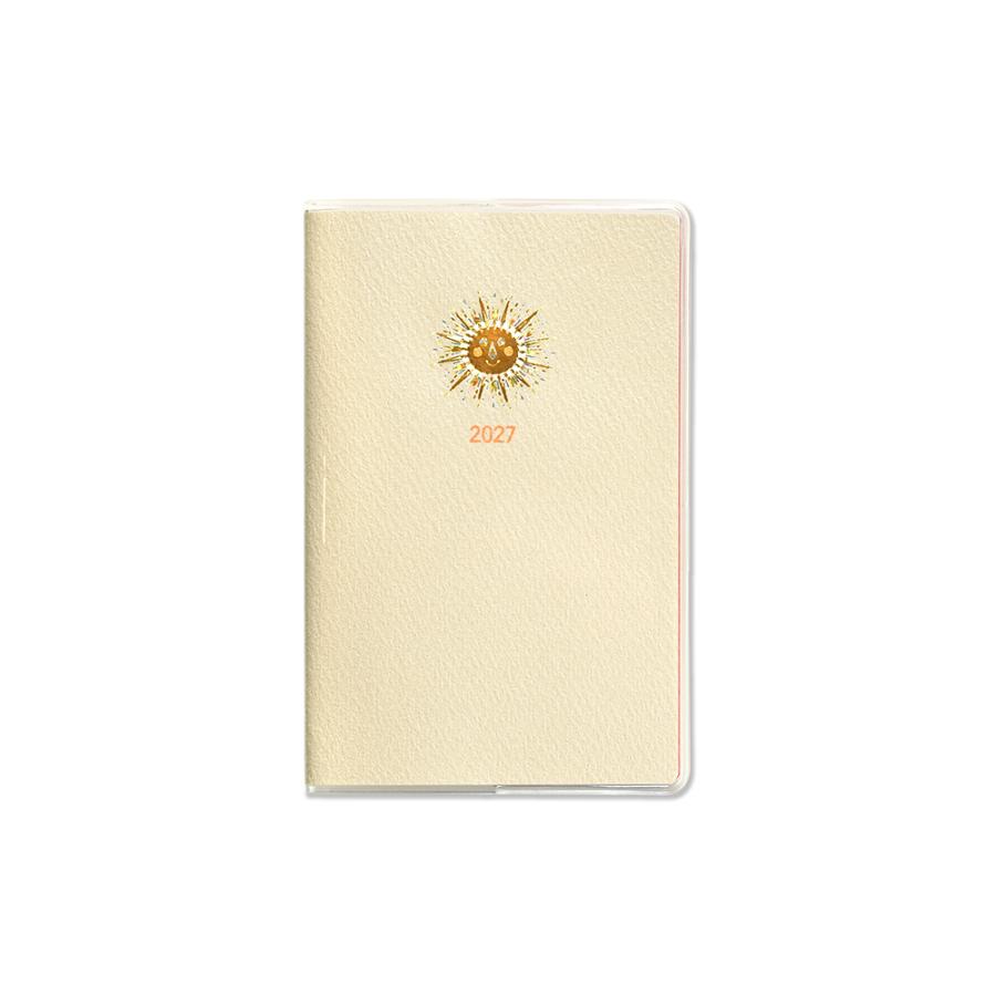 G.C.PRESS　2027ダイアリー　月間　ポケット　太陽　760-36｜2027手帳 スケジュール帳 マンスリー 月曜始まり |  | 01