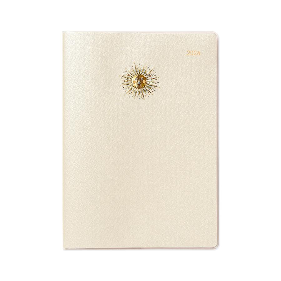 G.C.PRESS　2026ダイアリー　月間　Ｂ６　太陽　761-27｜2026手帳 スケジュール帳 日記 マンスリー 月曜始まり B6 |  | 01