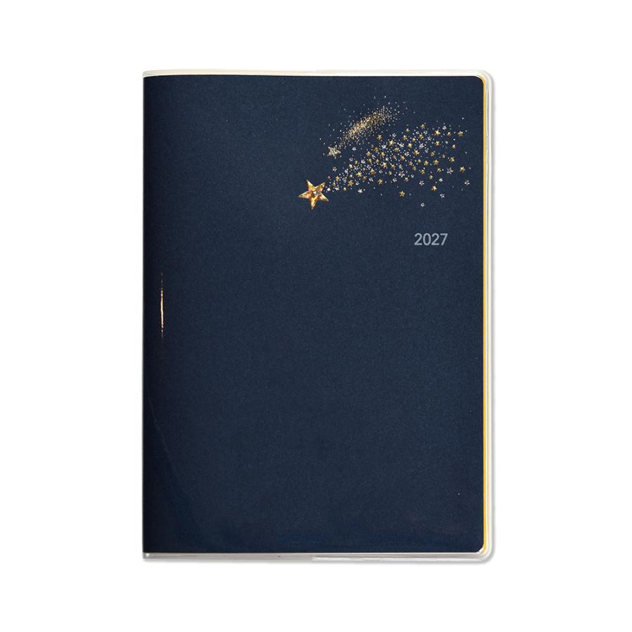 G.C.PRESS　2027ダイアリー　月間　Ｂ６　流れ星　761-31｜2027手帳 スケジュール帳 マンスリー B6 月曜始まり |  | 01