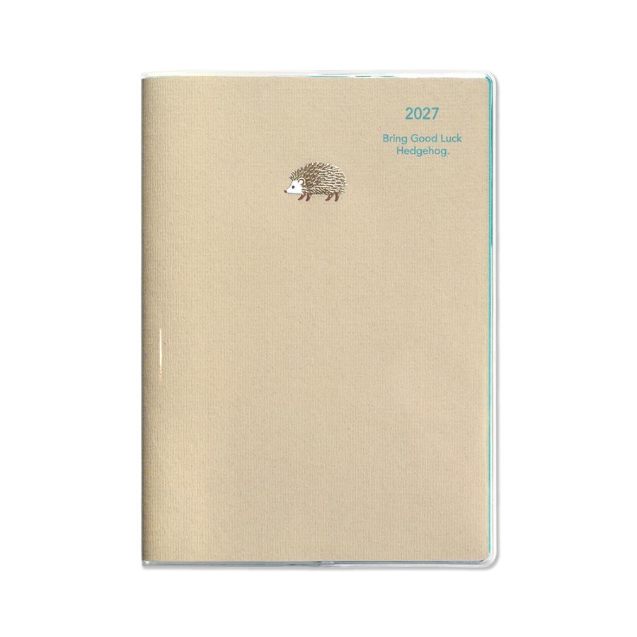 G.C.PRESS　2027ダイアリー　月間　Ｂ６　ハリネズミ　761-33｜手帳 スケジュール帳 マンスリー 月曜始まり |  | 01