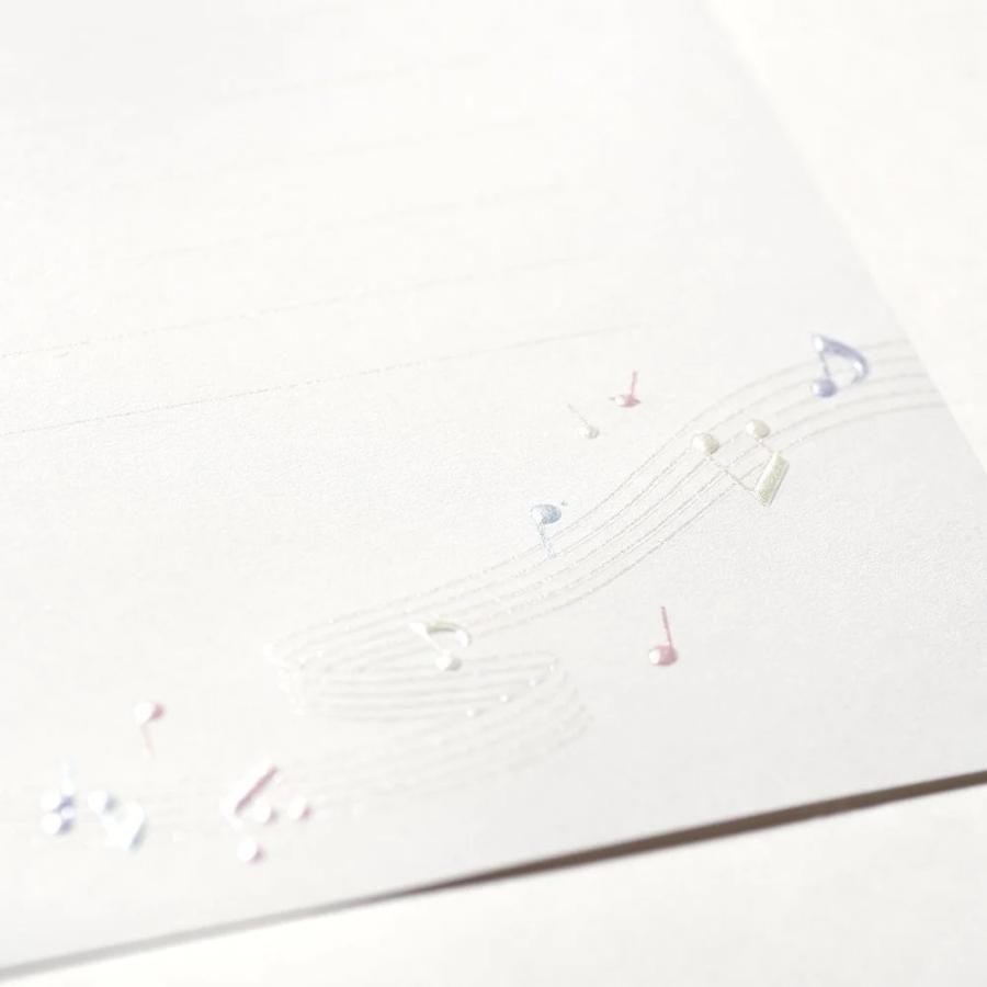 G.C.PRESS　便箋/封筒セット　アンダンティーノ　音符　ヨコ罫 |  | 05