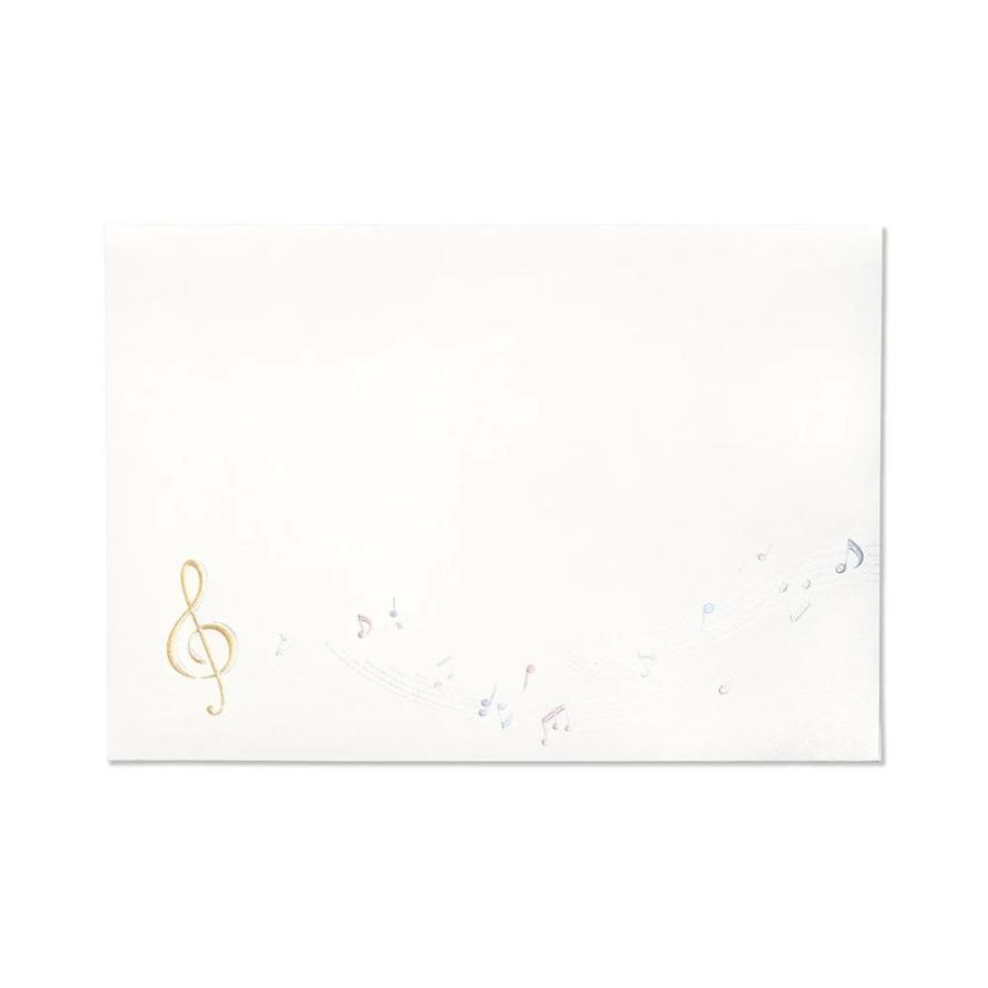 G.C.PRESS　便箋/封筒セット　アンダンティーノ　音符　ヨコ罫 |  | 06