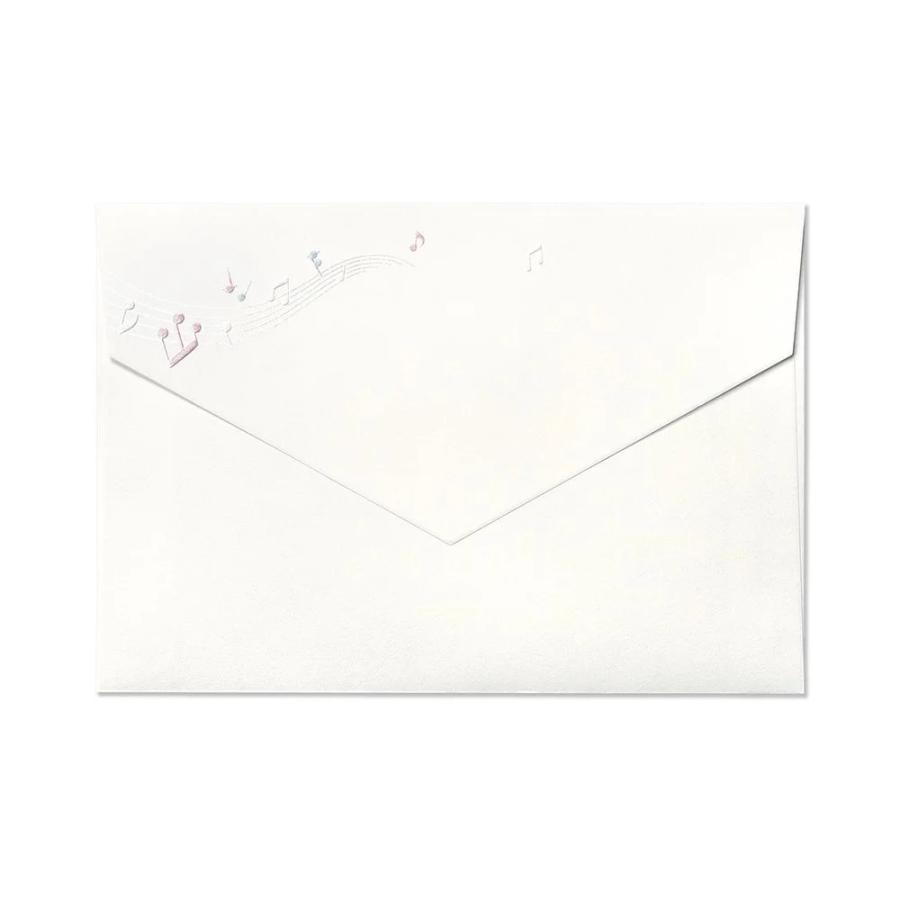 G.C.PRESS　便箋/封筒セット　アンダンティーノ　音符　ヨコ罫 |  | 07