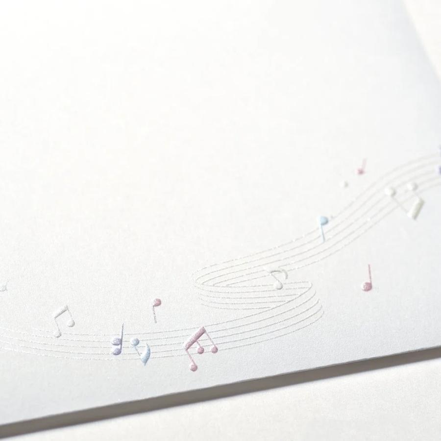 G.C.PRESS　便箋/封筒セット　アンダンティーノ　音符　ヨコ罫 |  | 09