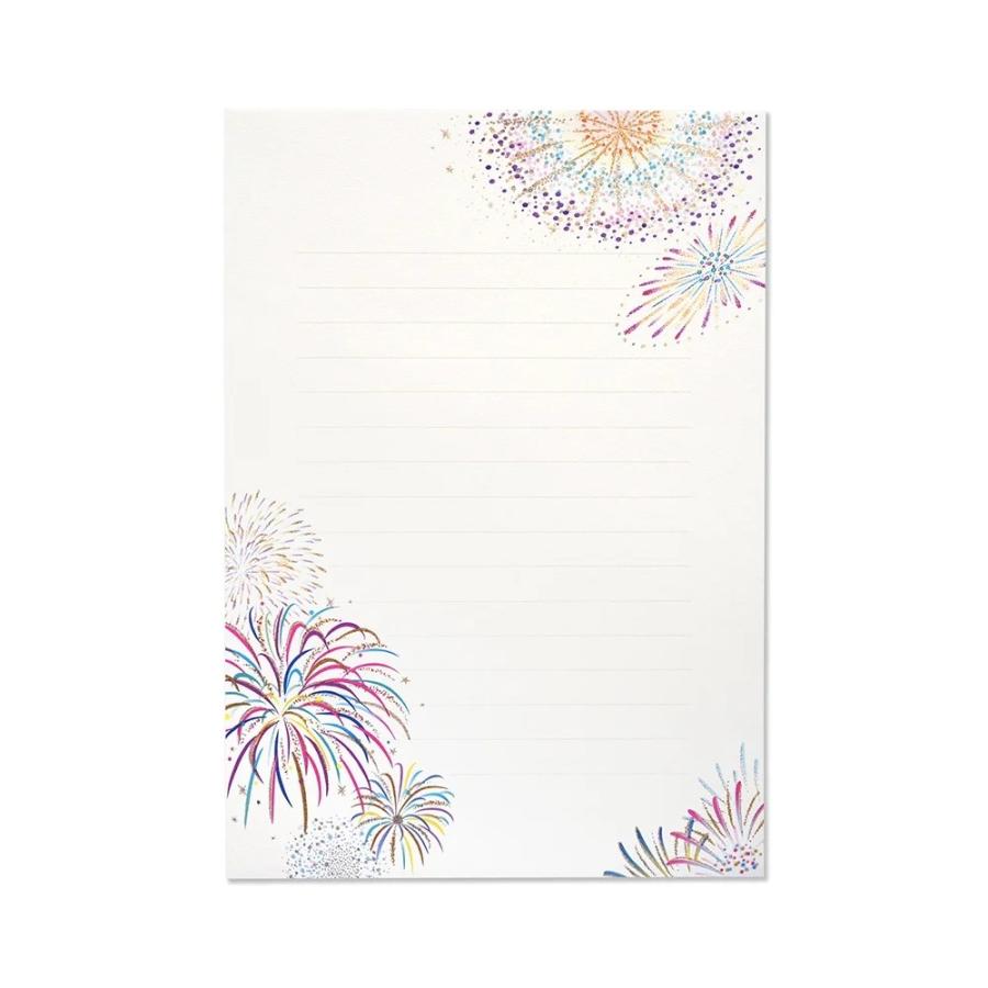 G.C.PRESS　便箋/封筒セット　花火　ヨコ罫 |  | 02